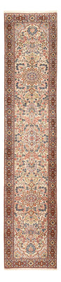 Alfombra de pasillo Alfombra persa - Real - 373 x 77 cm - beige claro