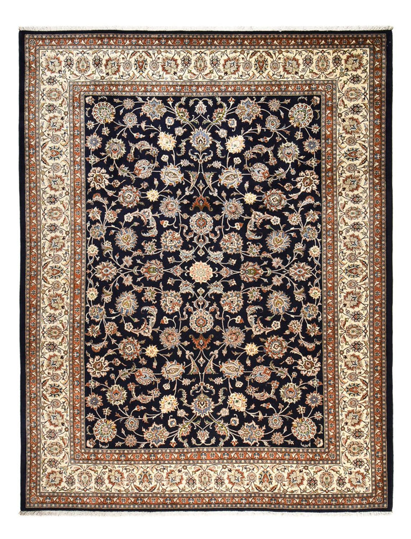 Alfombra persa - Clásica - Real - 390 x 297 cm - azul oscuro