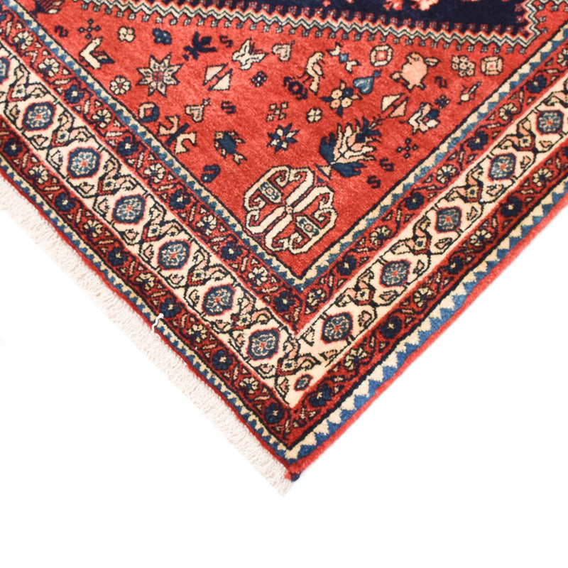 Alfombra Gabbeh - Persa Kashkuli - 150 x 103 cm - azul oscuro
