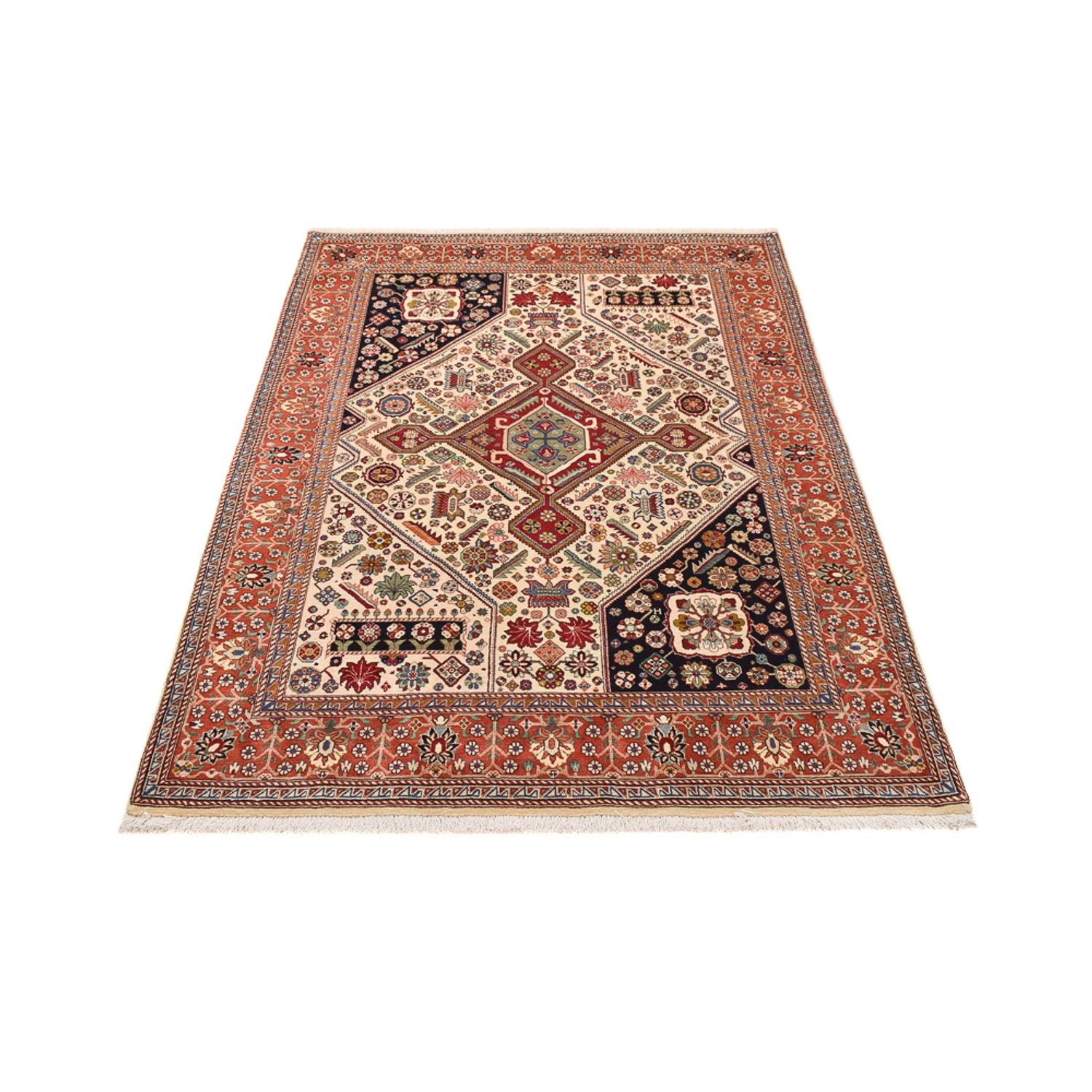 Alfombra Gabbeh - Persa Kashkuli - 216 x 148 cm - multicolor