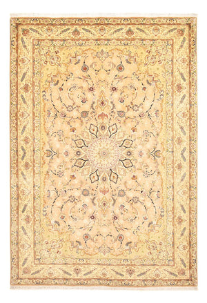 Alfombra Persa - Tabriz - Real - 294 x 203 cm - amarillo