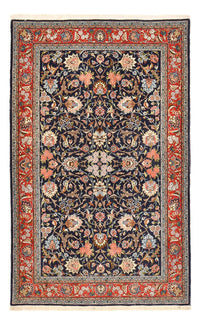 Alfombra Persa - Isfahan - Prima - 226 x 136 cm - azul oscuro