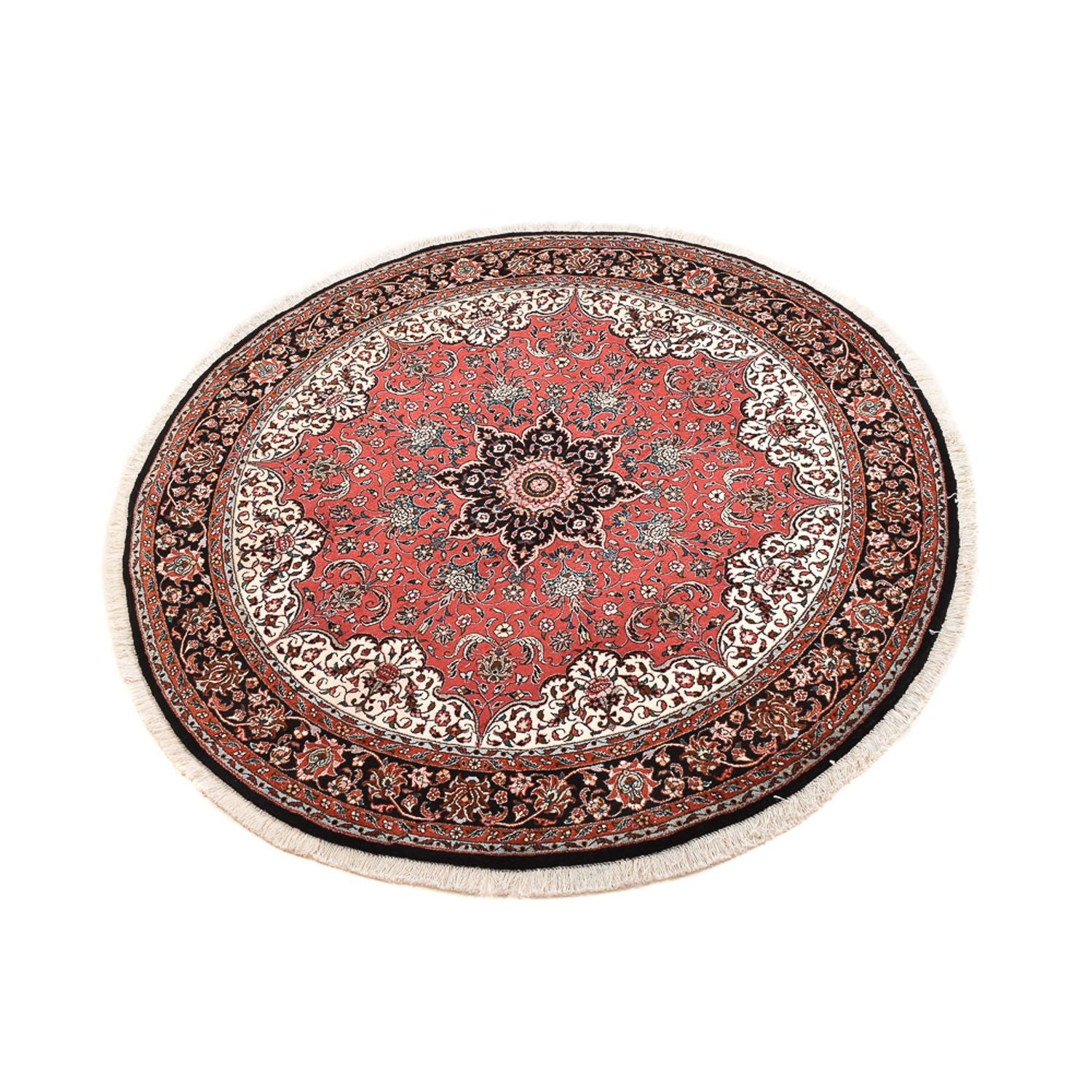 Alfombra persa - Bidjar redondo  - 150 x 150 cm - rojo