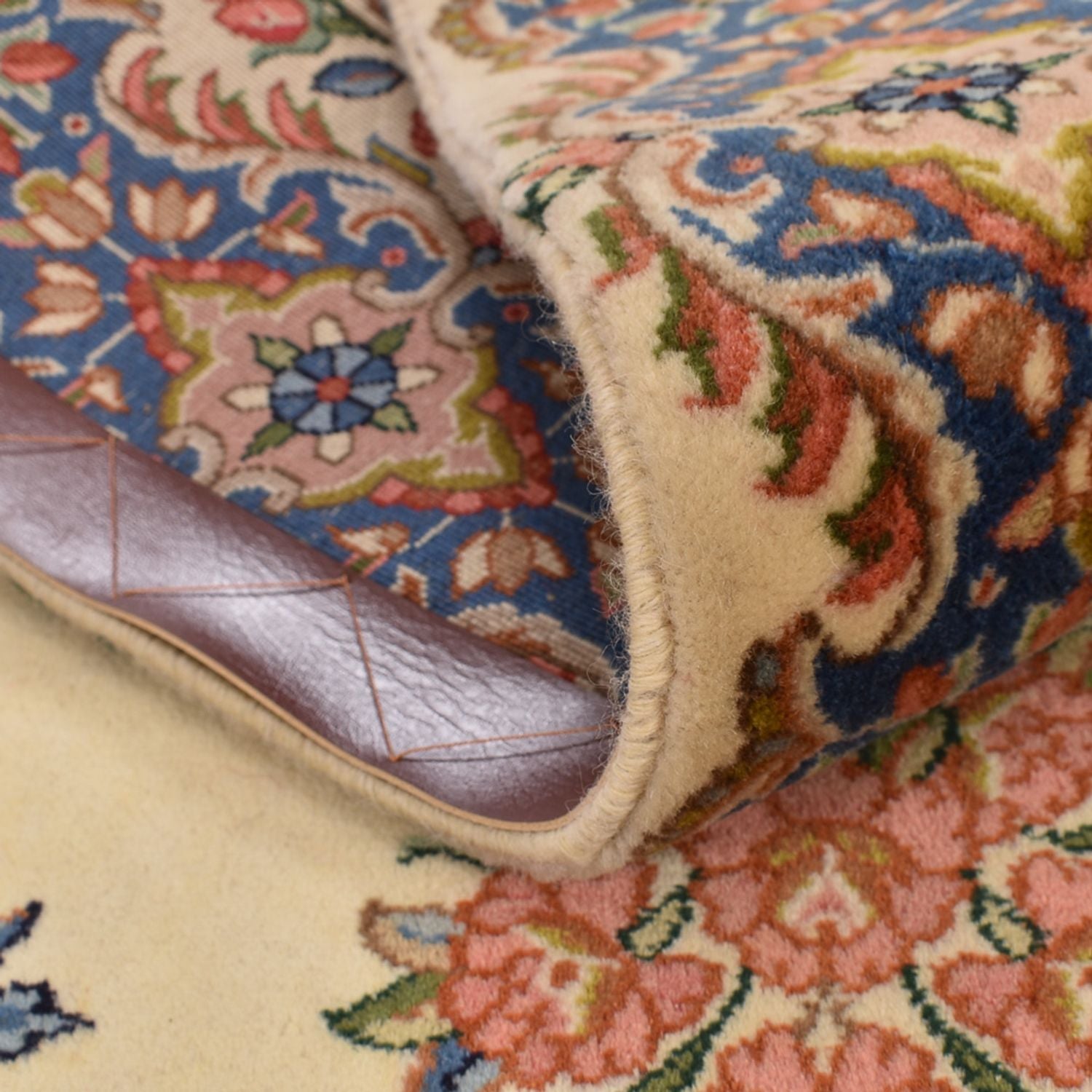 Alfombra persa - Real - 370 x 87 cm - beige