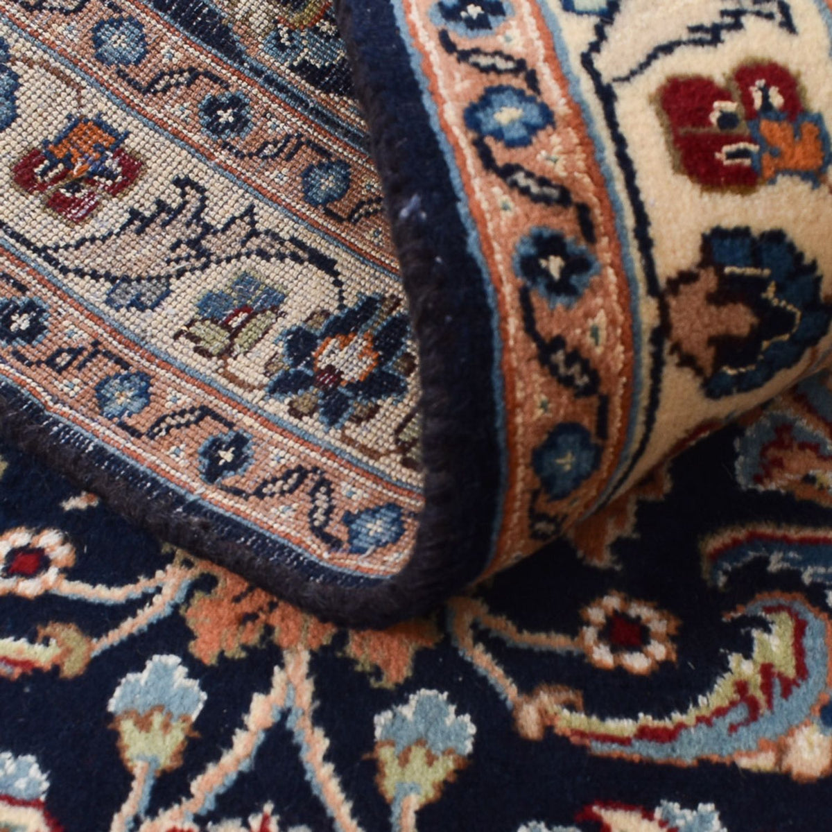 Alfombra de pasillo Alfombra persa - Clásica - 290 x 80 cm - azul oscuro