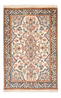 Alfombra persa - Real - 84 x 57 cm - crema