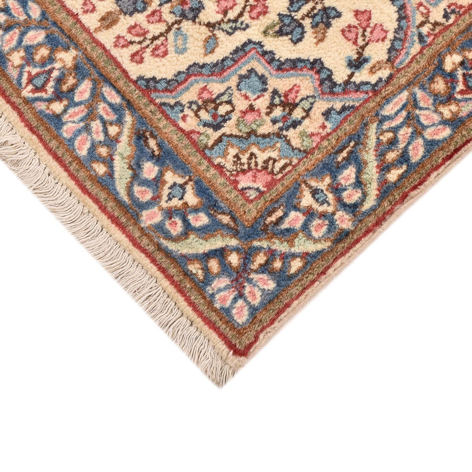 Alfombra persa - Real - 84 x 57 cm - crema