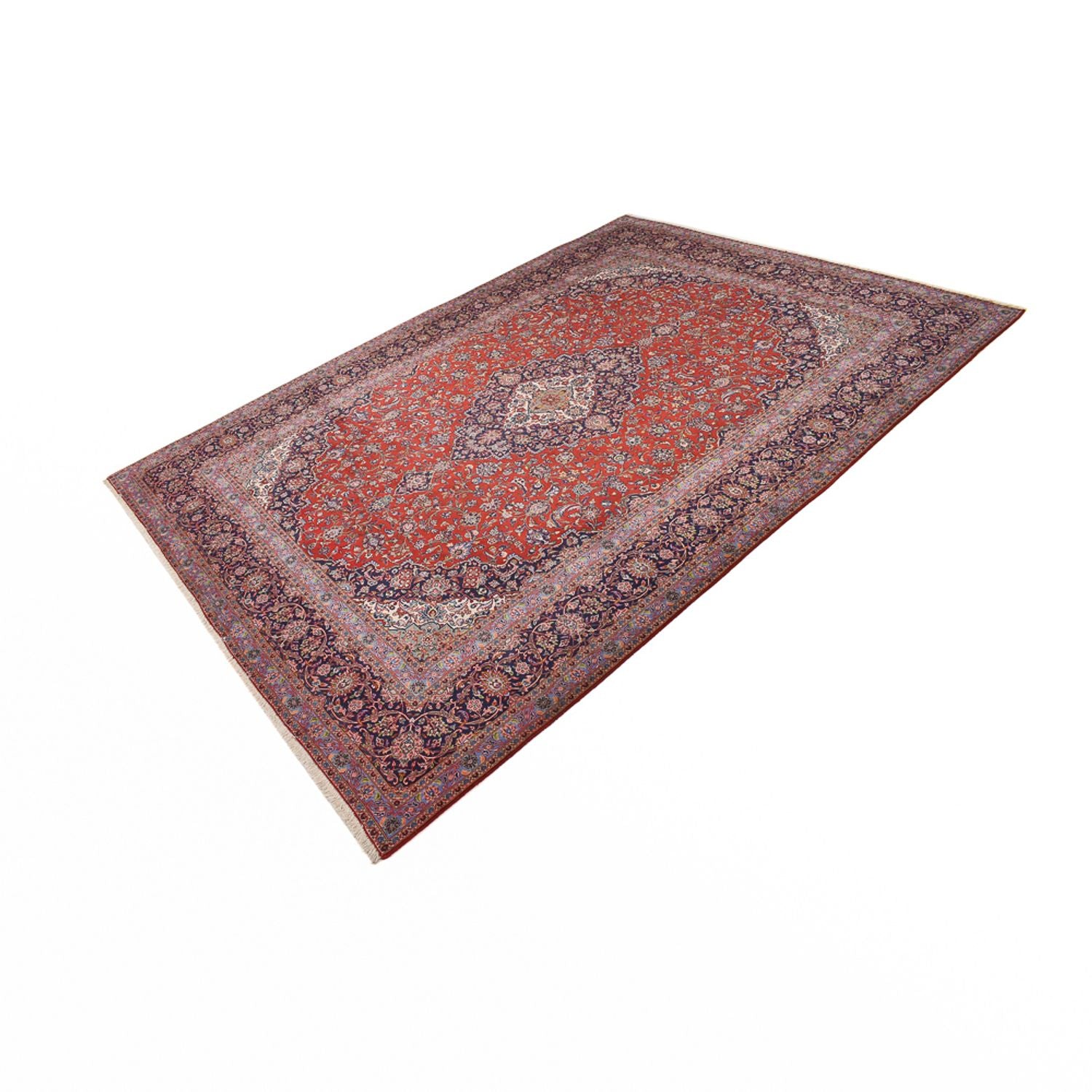 Alfombra persa - Keshan - 412 x 300 cm - rojo