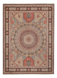 Alfombra Persa - Tabriz - Real - 400 x 303 cm - beige oscuro