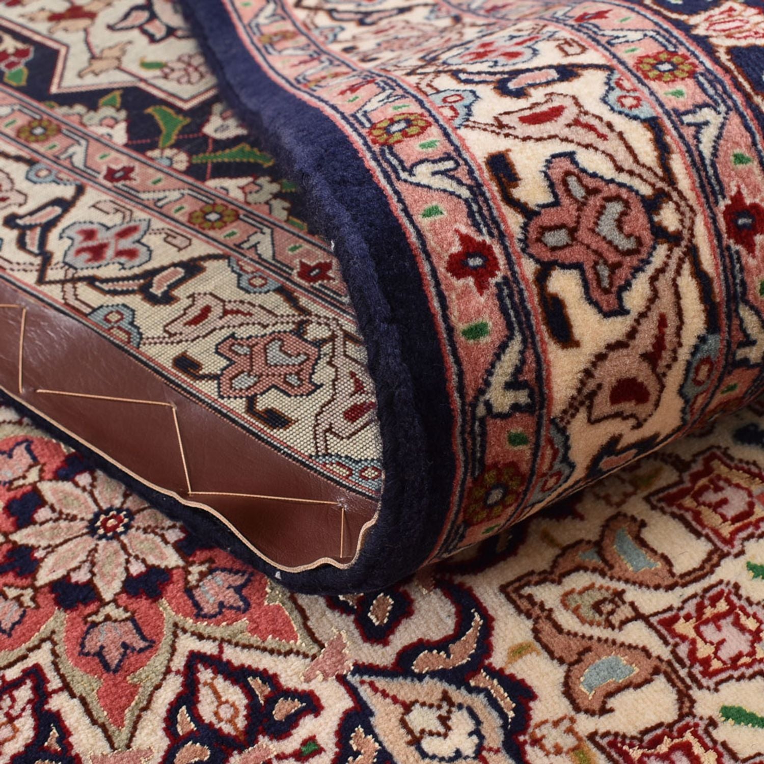 Alfombra Persa - Tabriz - Real - 400 x 303 cm - beige oscuro