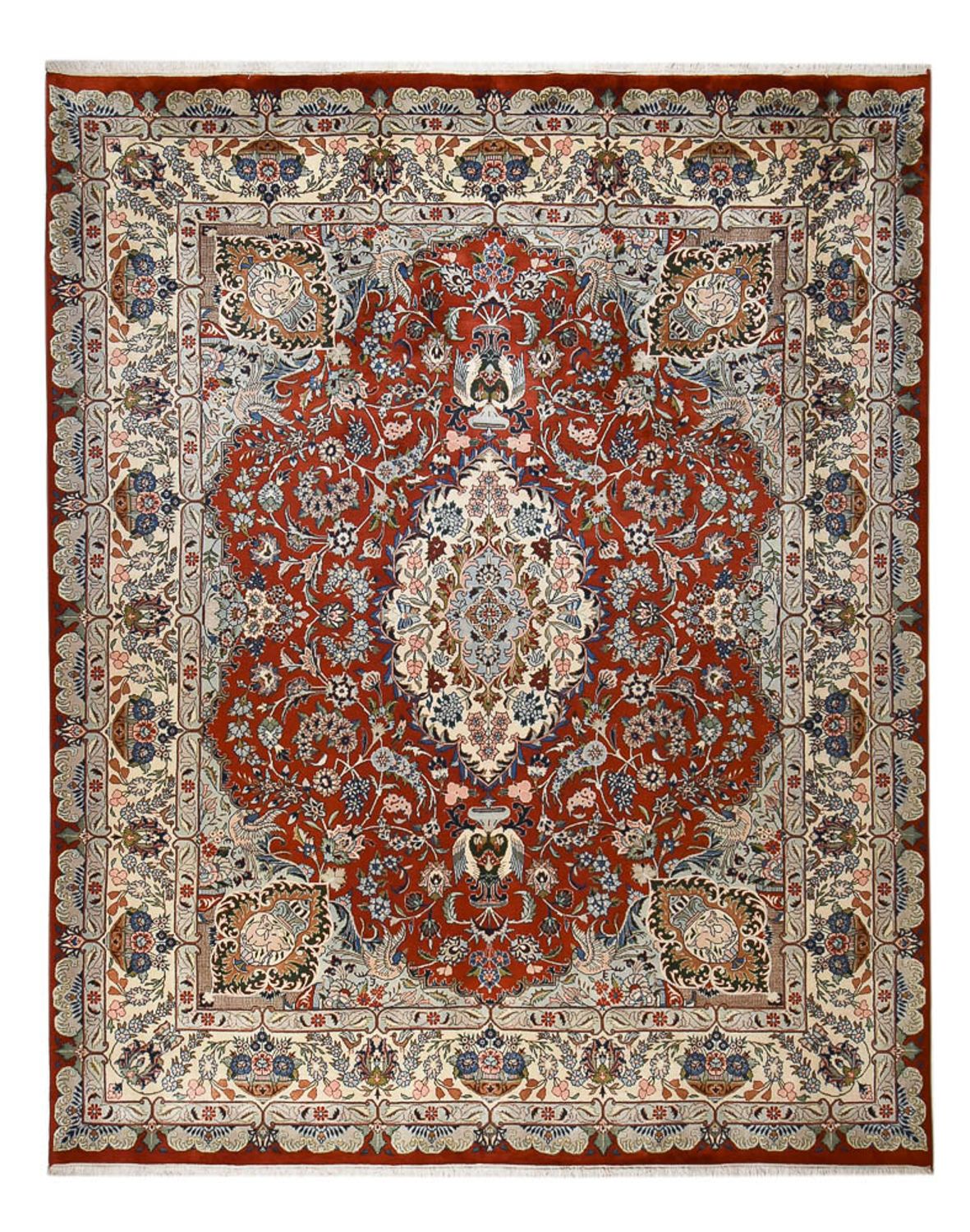Alfombra persa - Clásica - 343 x 278 cm - rojo