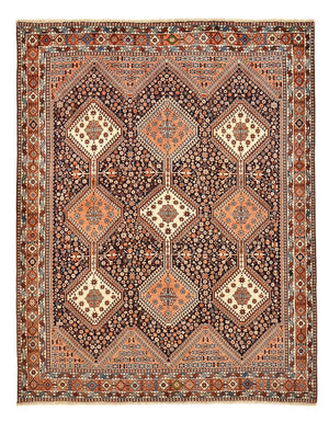 Alfombra persa - Nómada - 240 x 196 cm - óxido