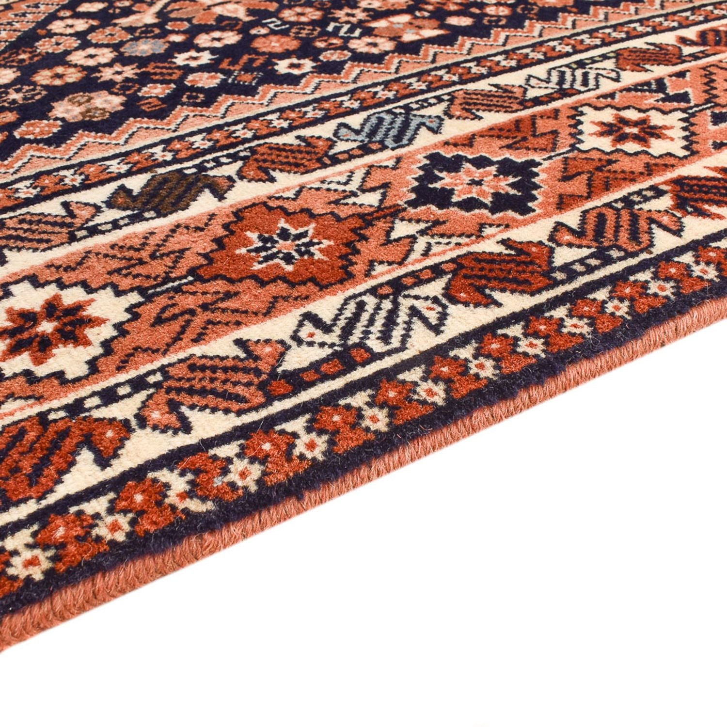 Alfombra persa - Nómada - 240 x 196 cm - óxido