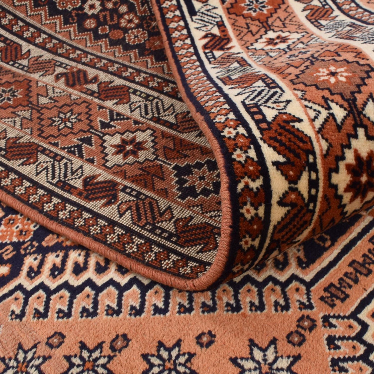 Alfombra persa - Nómada - 240 x 196 cm - óxido