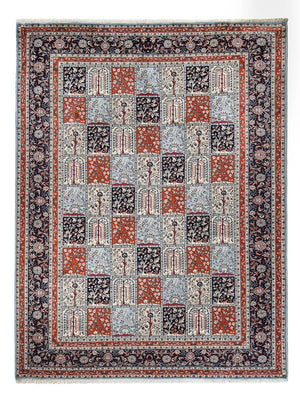 Alfombra persa - Clásica - Real - 392 x 297 cm - multicolor