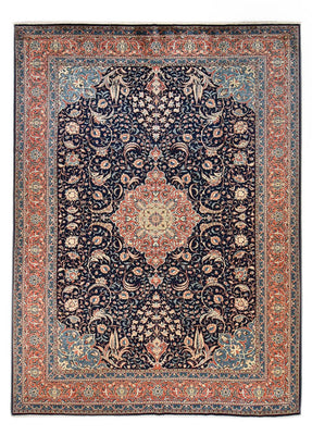 Alfombra persa - Clásica - 400 x 281 cm - azul oscuro