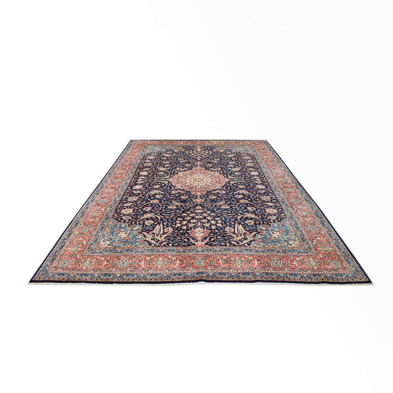 Alfombra persa - Clásica - 400 x 281 cm - azul oscuro