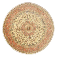 Alfombra Persa - Tabriz - Prima redondo  - 310 x 310 cm - beige