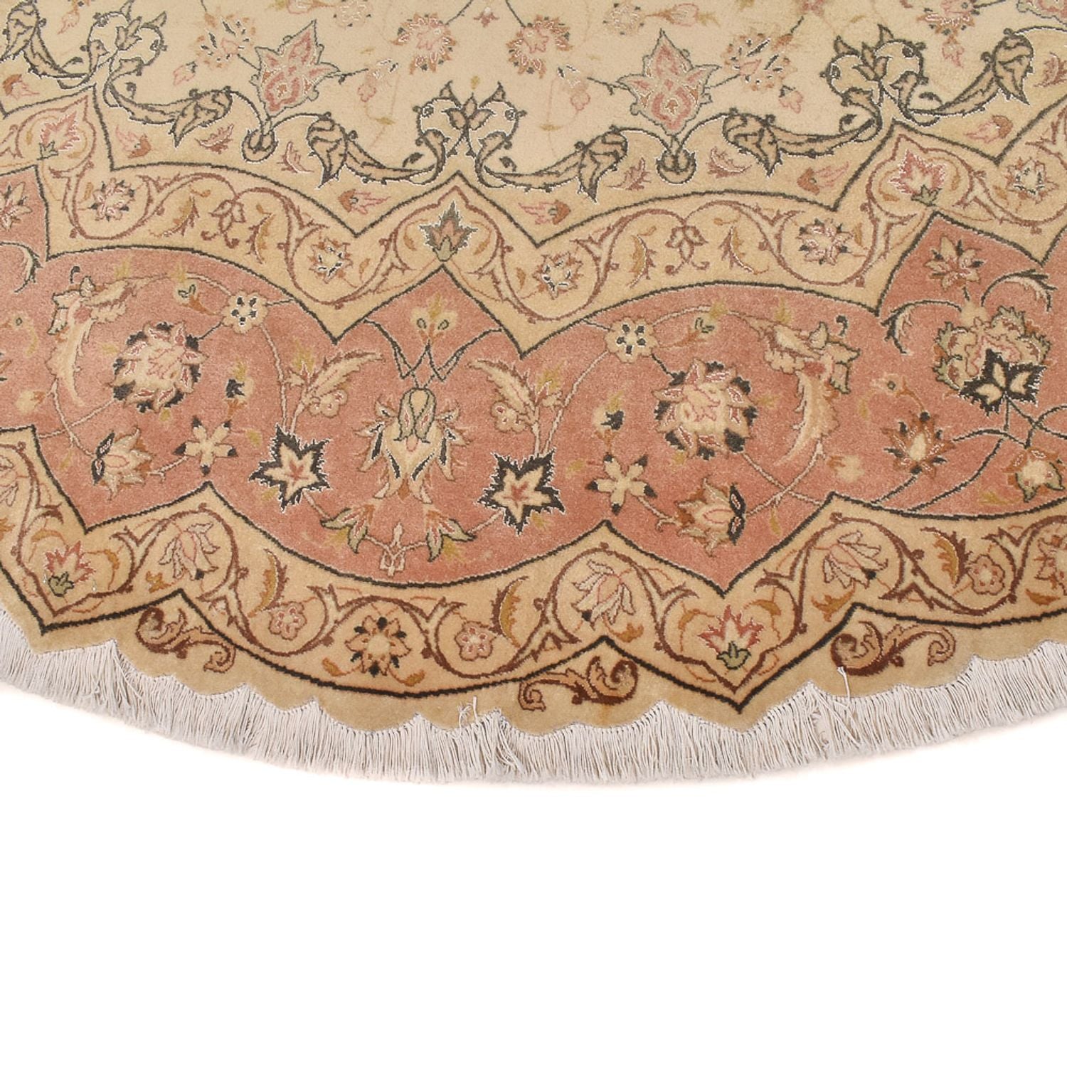 Alfombra Persa - Tabriz - Prima redondo  - 310 x 310 cm - beige