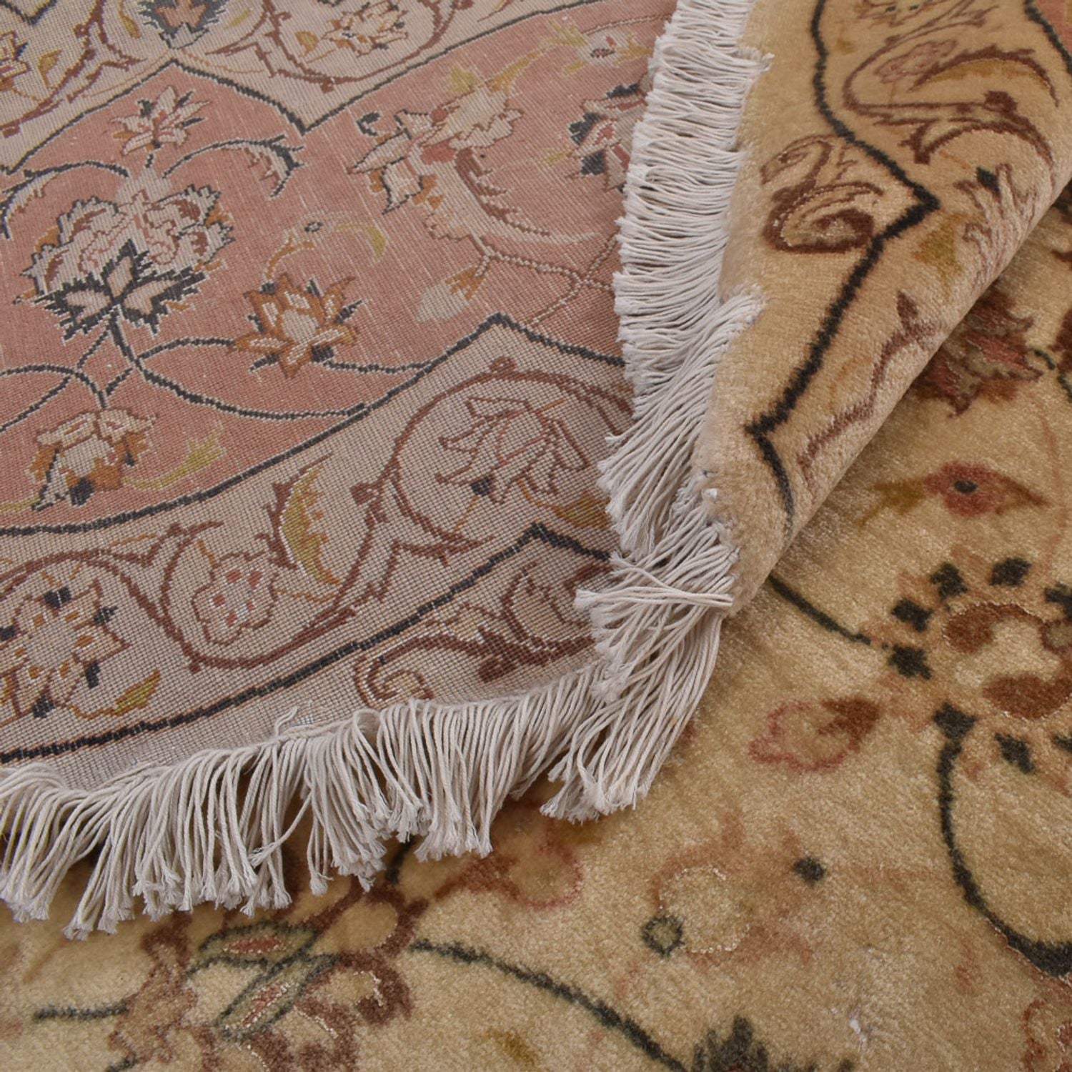 Alfombra Persa - Tabriz - Prima redondo  - 310 x 310 cm - beige