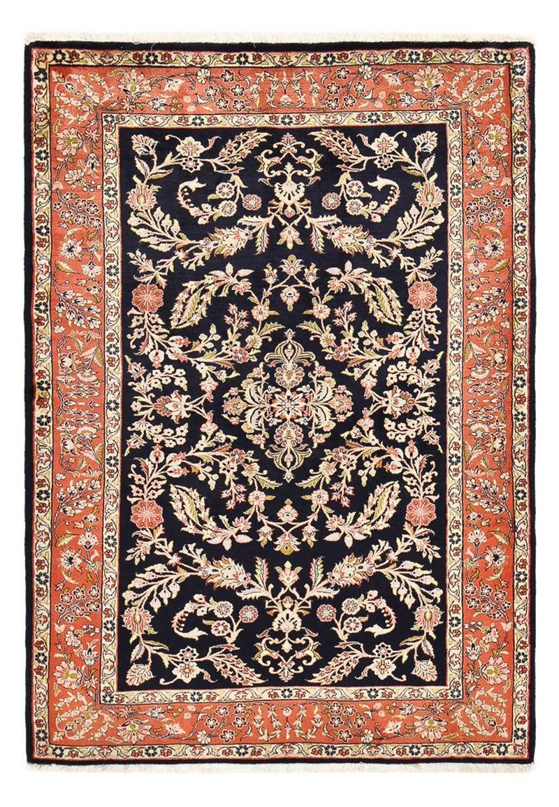 Alfombra persa - Clásica - 203 x 142 cm - azul oscuro