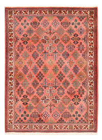 Alfombra persa - Nómada - 156 x 115 cm - rojo claro