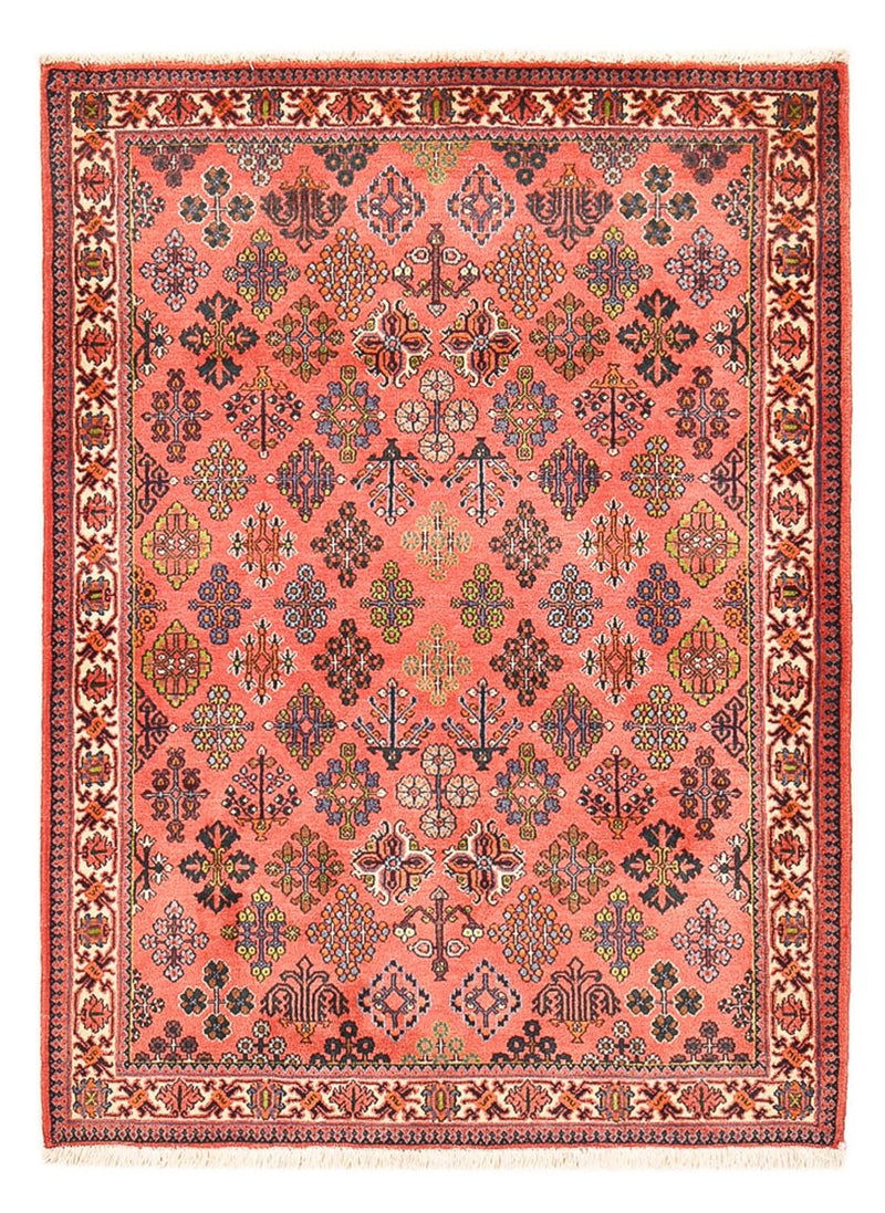 Alfombra persa - Nómada - 156 x 115 cm - rojo claro