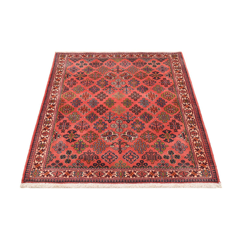 Alfombra persa - Nómada - 156 x 115 cm - rojo claro