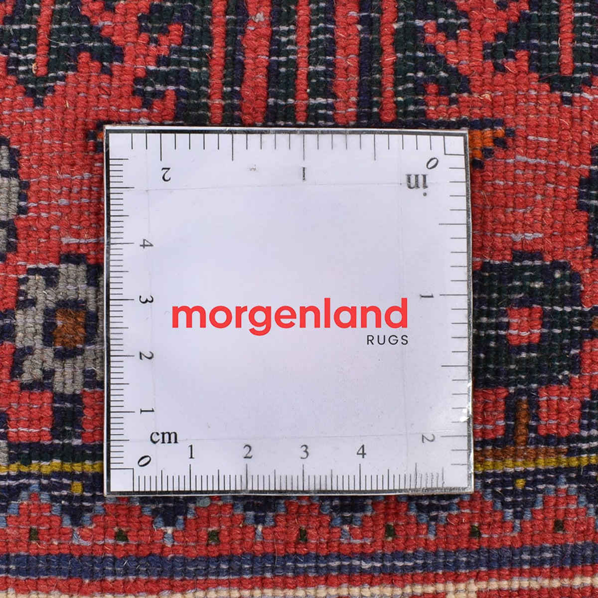 Alfombra persa - Nómada - 156 x 115 cm - rojo claro