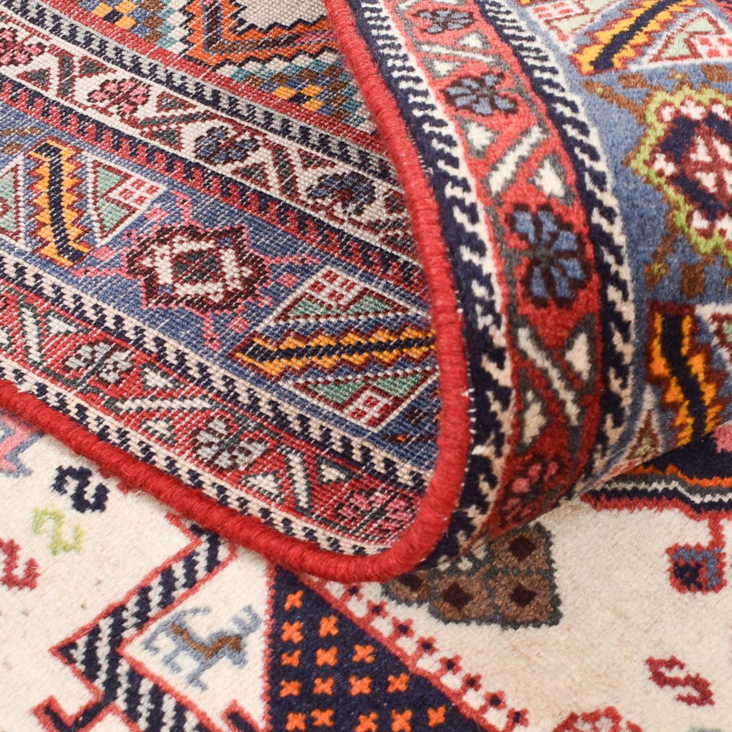 Alfombra Gabbeh - Persa Kashkuli - 197 x 140 cm - multicolor