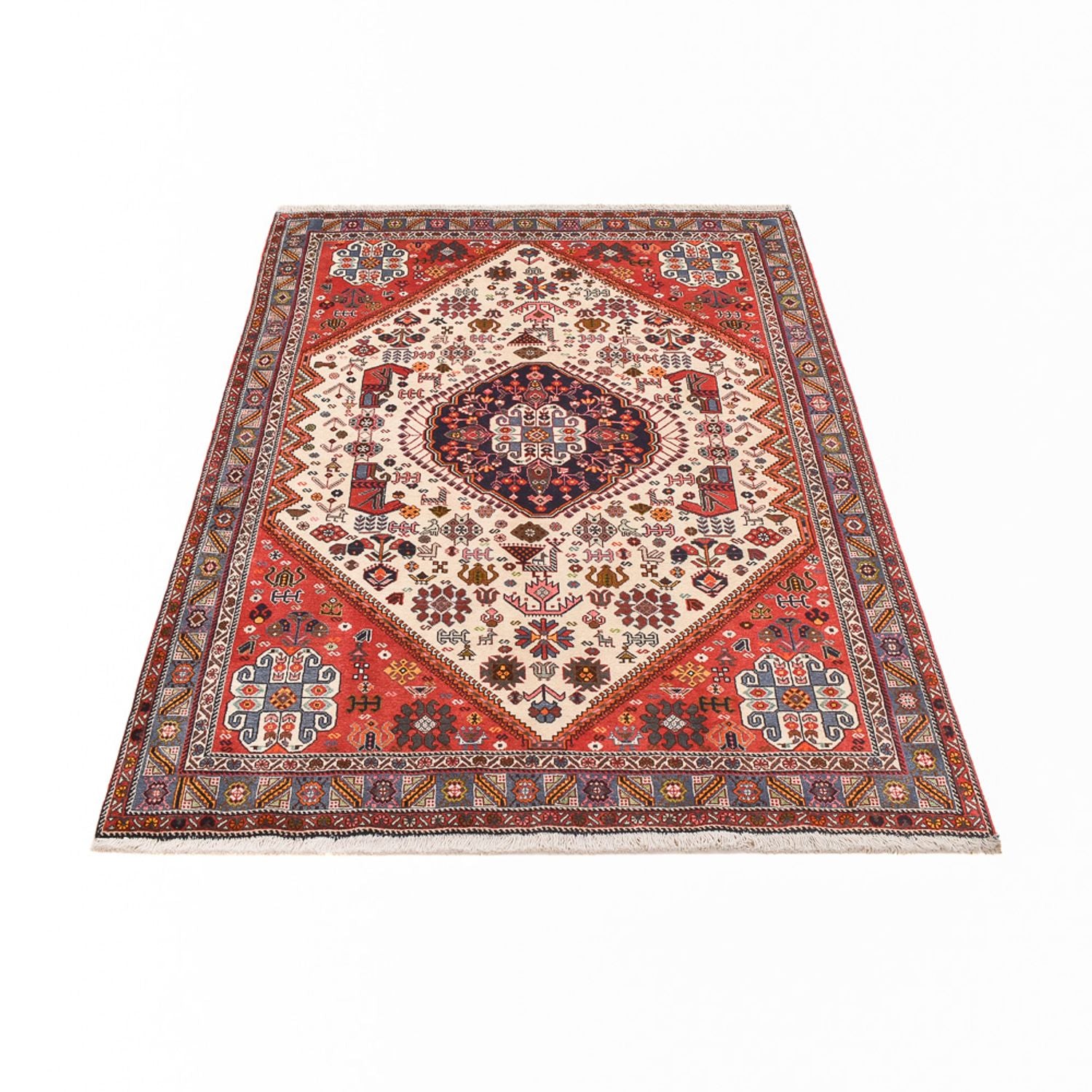 Alfombra Gabbeh - Persa Kashkuli - 197 x 140 cm - multicolor