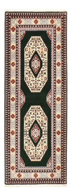 Alfombra de pasillo Alfombra Persa - Tabriz - Real - 202 x 74 cm - azul oscuro