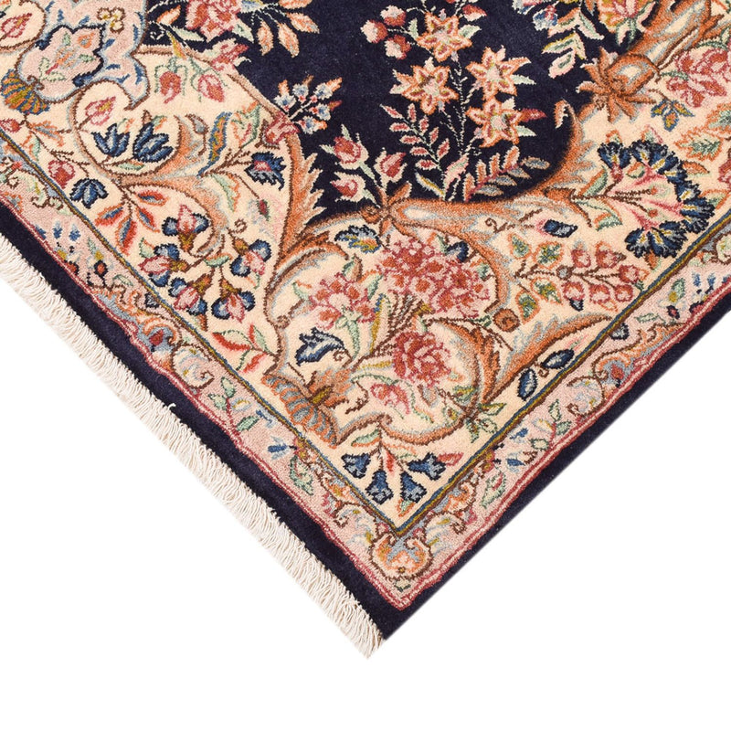 Alfombra persa - Real - 150 x 100 cm - azul oscuro
