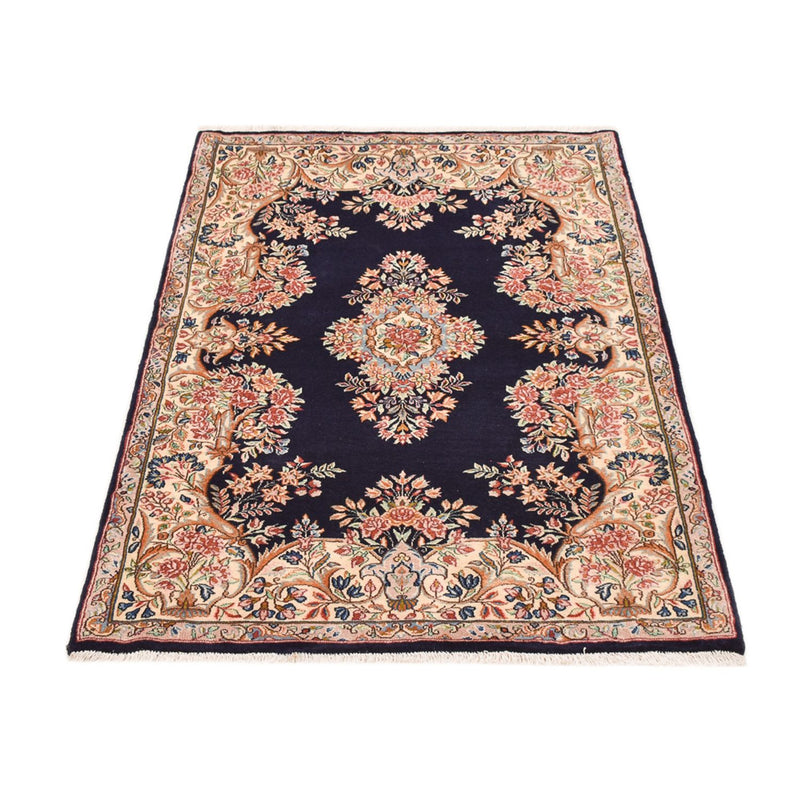 Alfombra persa - Real - 150 x 100 cm - azul oscuro
