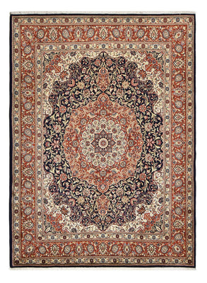 Alfombra persa - Ghom - 301 x 221 cm - azul oscuro