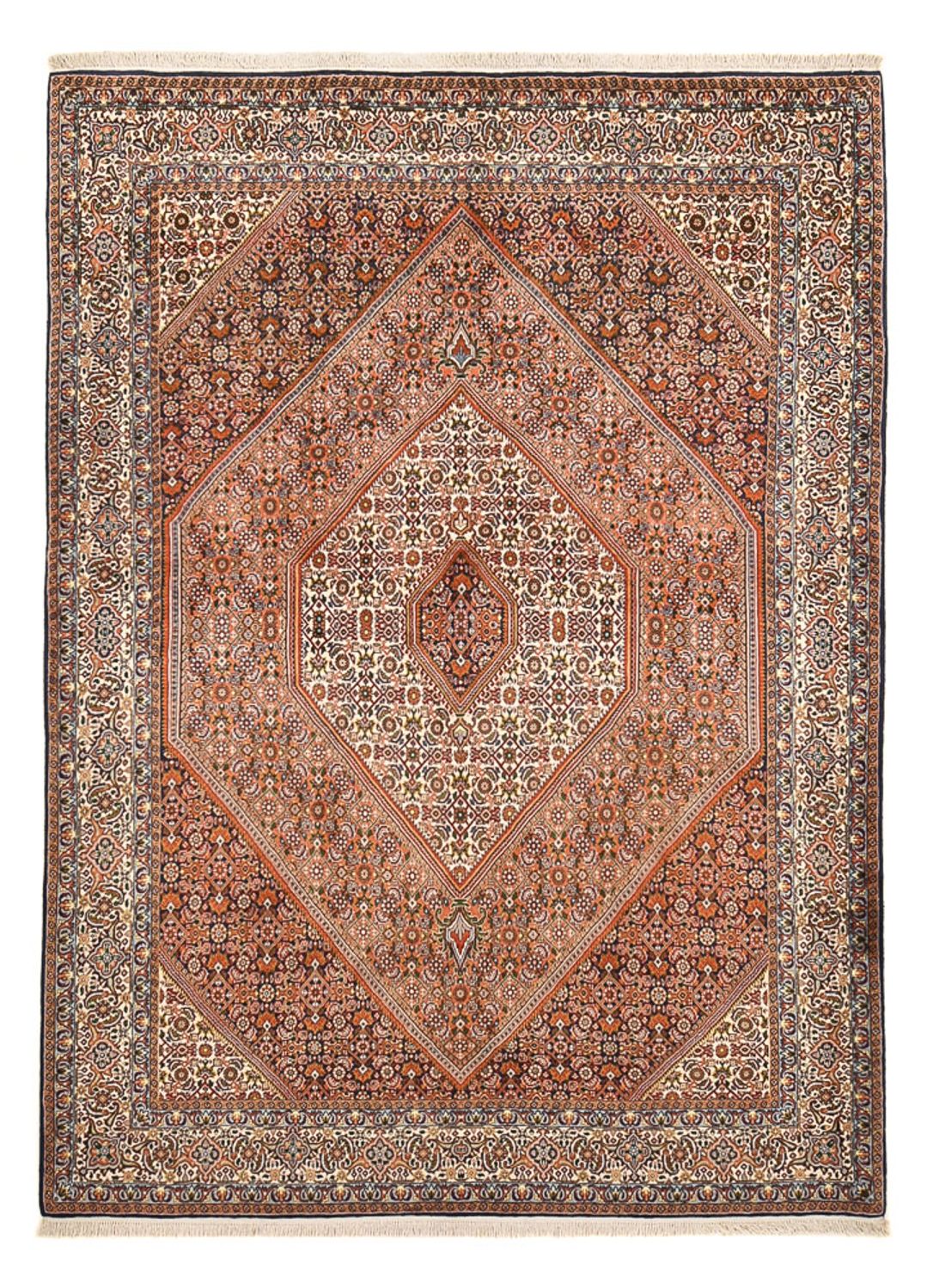 Alfombra persa - Bidjar - 244 x 182 cm - óxido