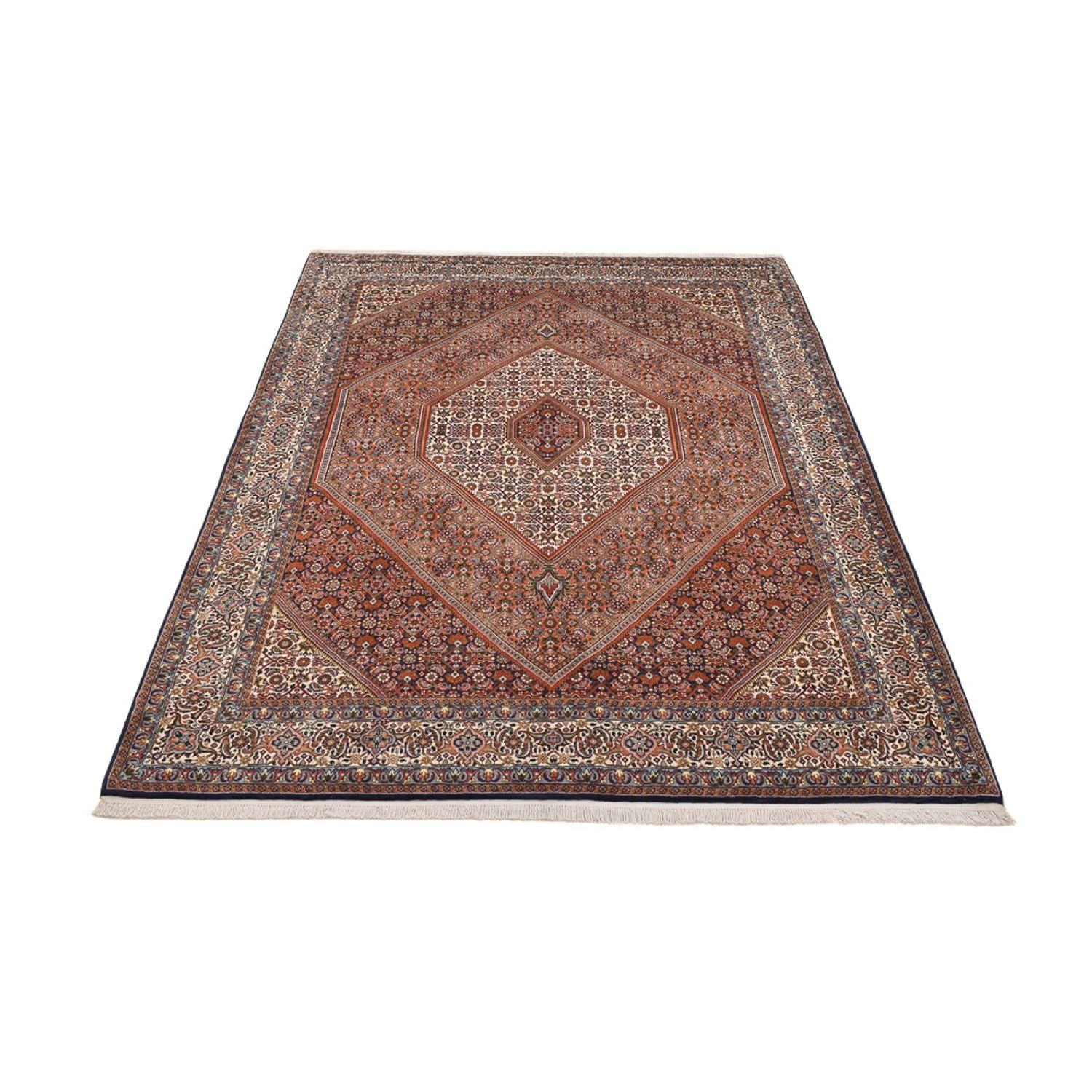 Alfombra persa - Bidjar - 244 x 182 cm - óxido