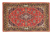 Alfombra persa - Keshan - 98 x 70 cm - rojo