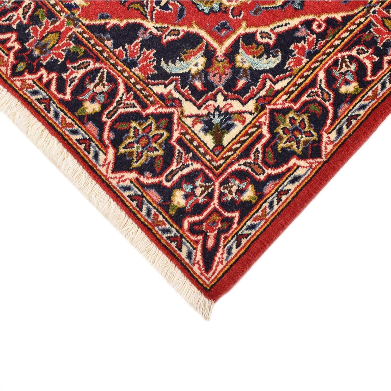 Alfombra persa - Keshan - 98 x 70 cm - rojo