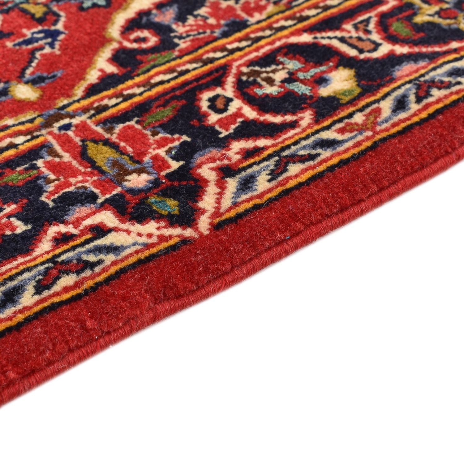 Alfombra persa - Keshan - 98 x 70 cm - rojo