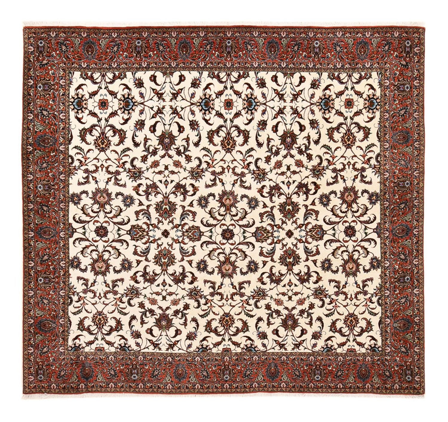 Alfombra persa - Bidjar cuadrado  - 251 x 241 cm - crema