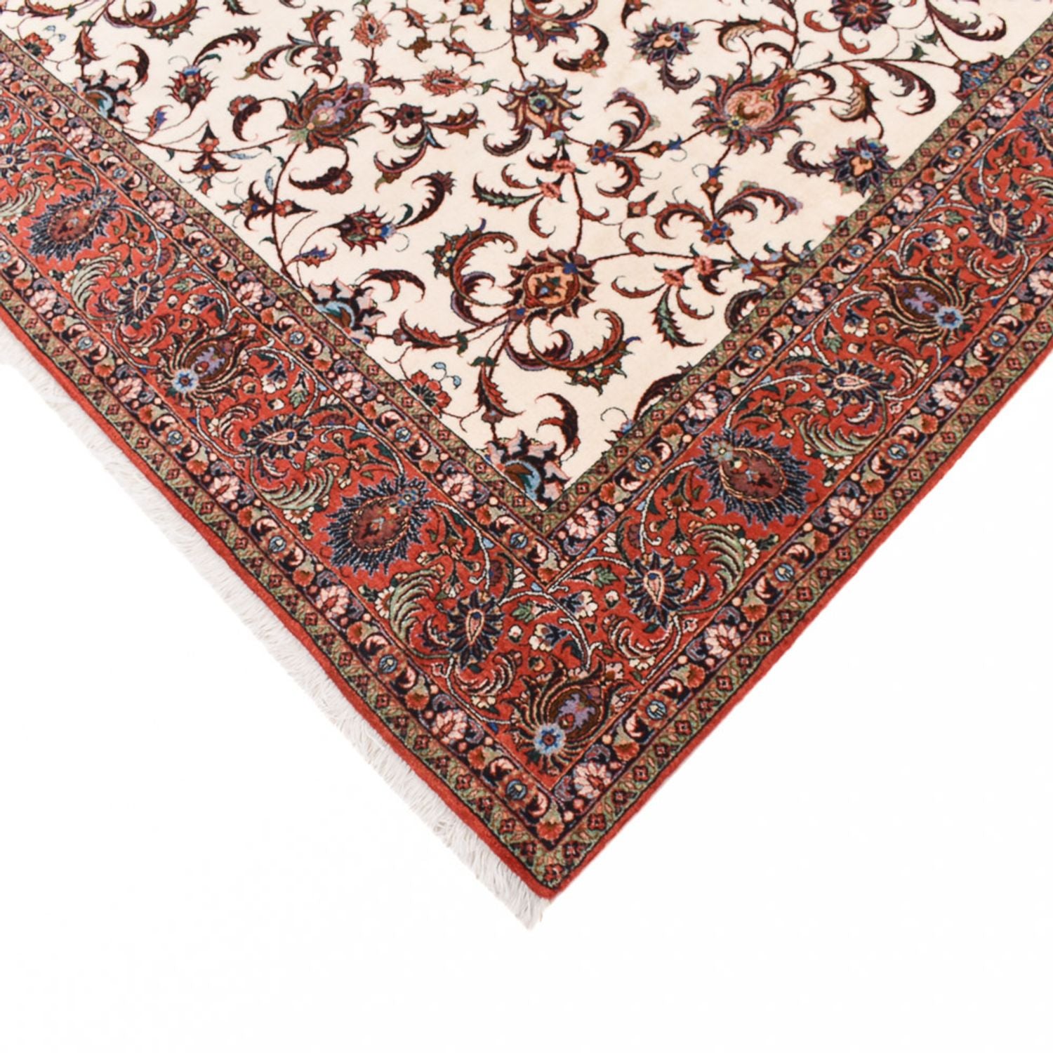 Alfombra persa - Bidjar cuadrado  - 251 x 241 cm - crema