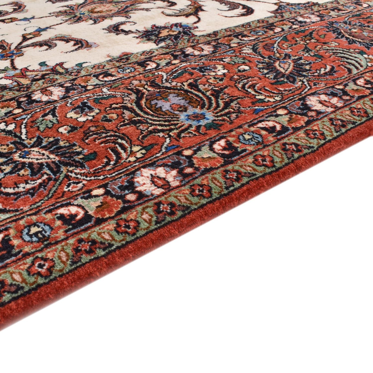 Alfombra persa - Bidjar cuadrado  - 251 x 241 cm - crema