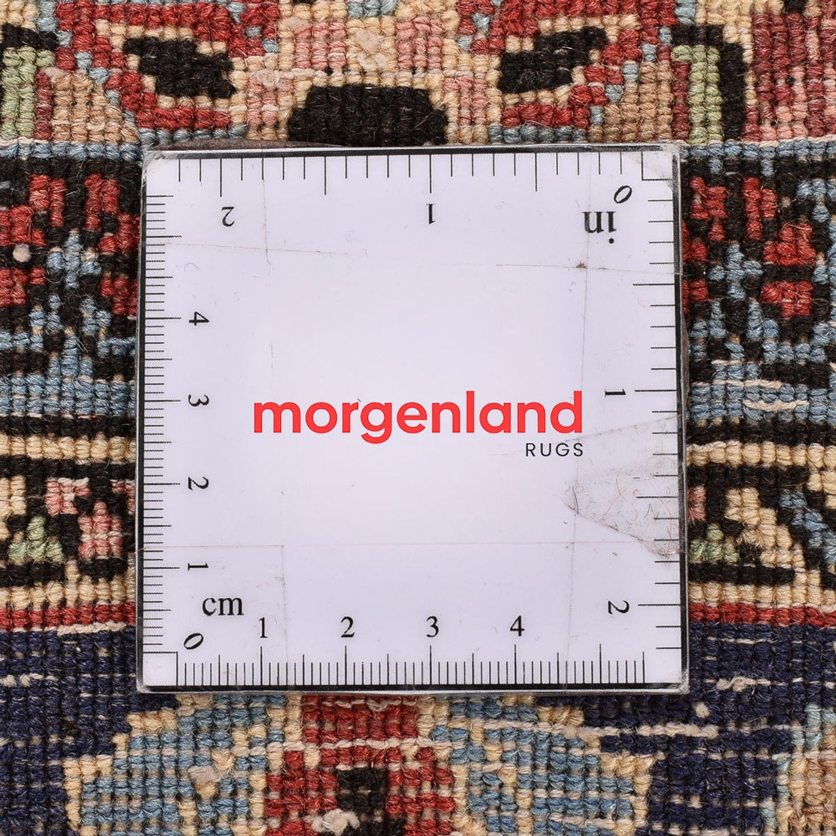 Alfombra de pasillo Alfombra persa - Bidjar - 375 x 83 cm - beige