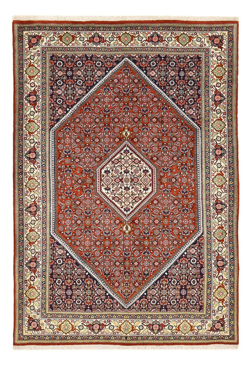 Alfombra persa - Bidjar - 203 x 135 cm - óxido