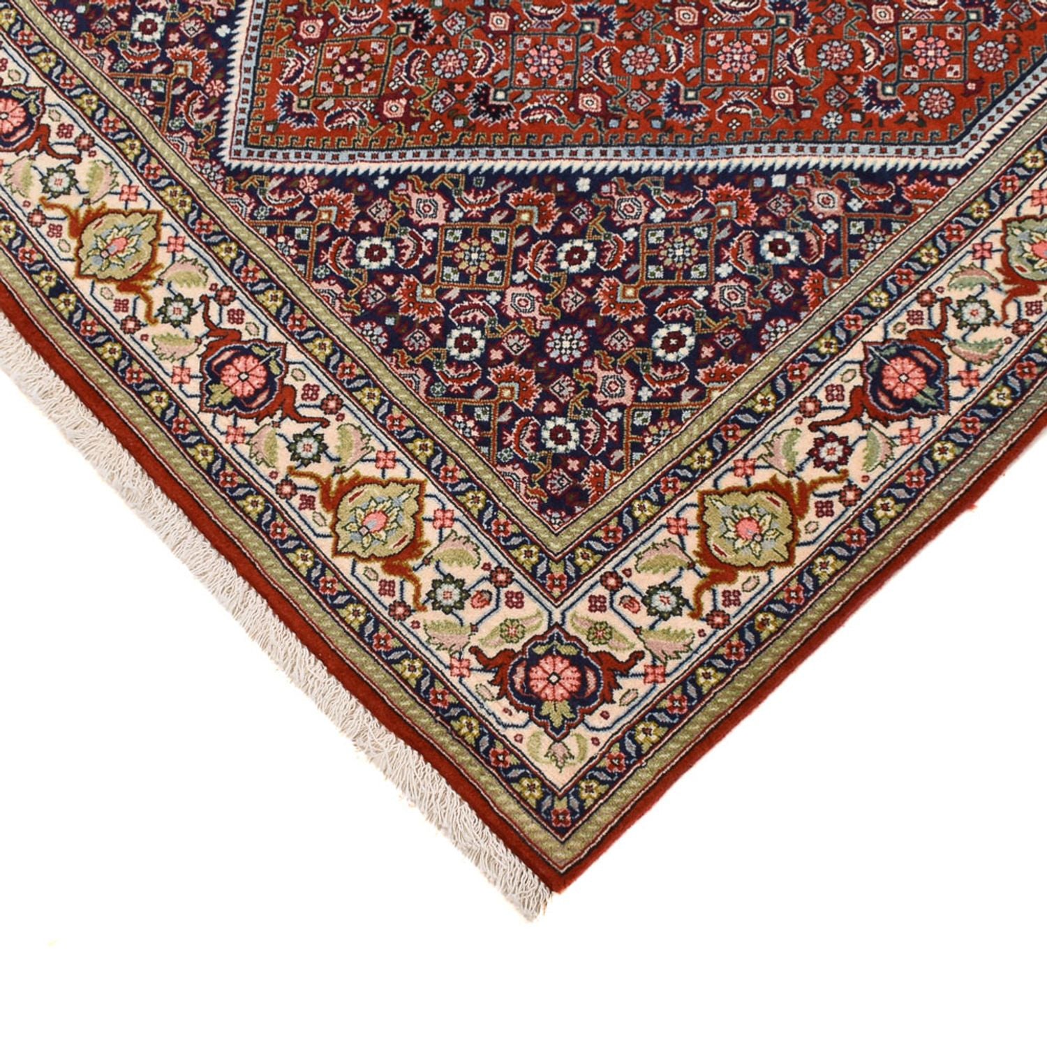 Alfombra persa - Bidjar - 203 x 135 cm - óxido