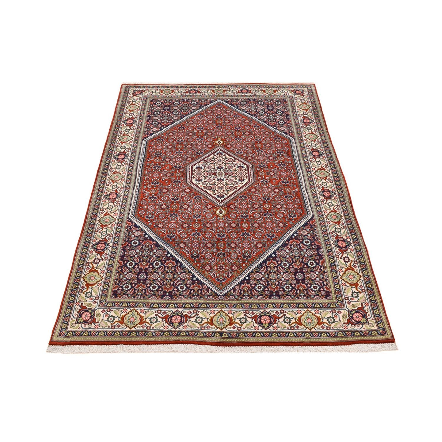 Alfombra persa - Bidjar - 203 x 135 cm - óxido