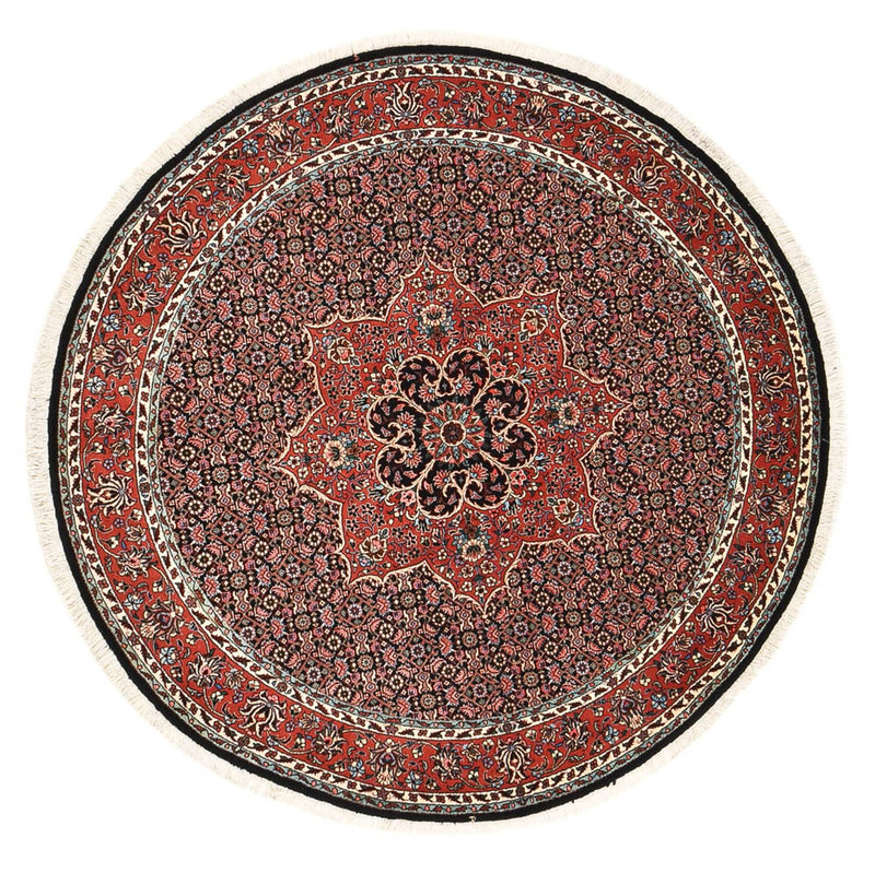 Alfombra persa - Bidjar redondo  - 150 x 150 cm - óxido