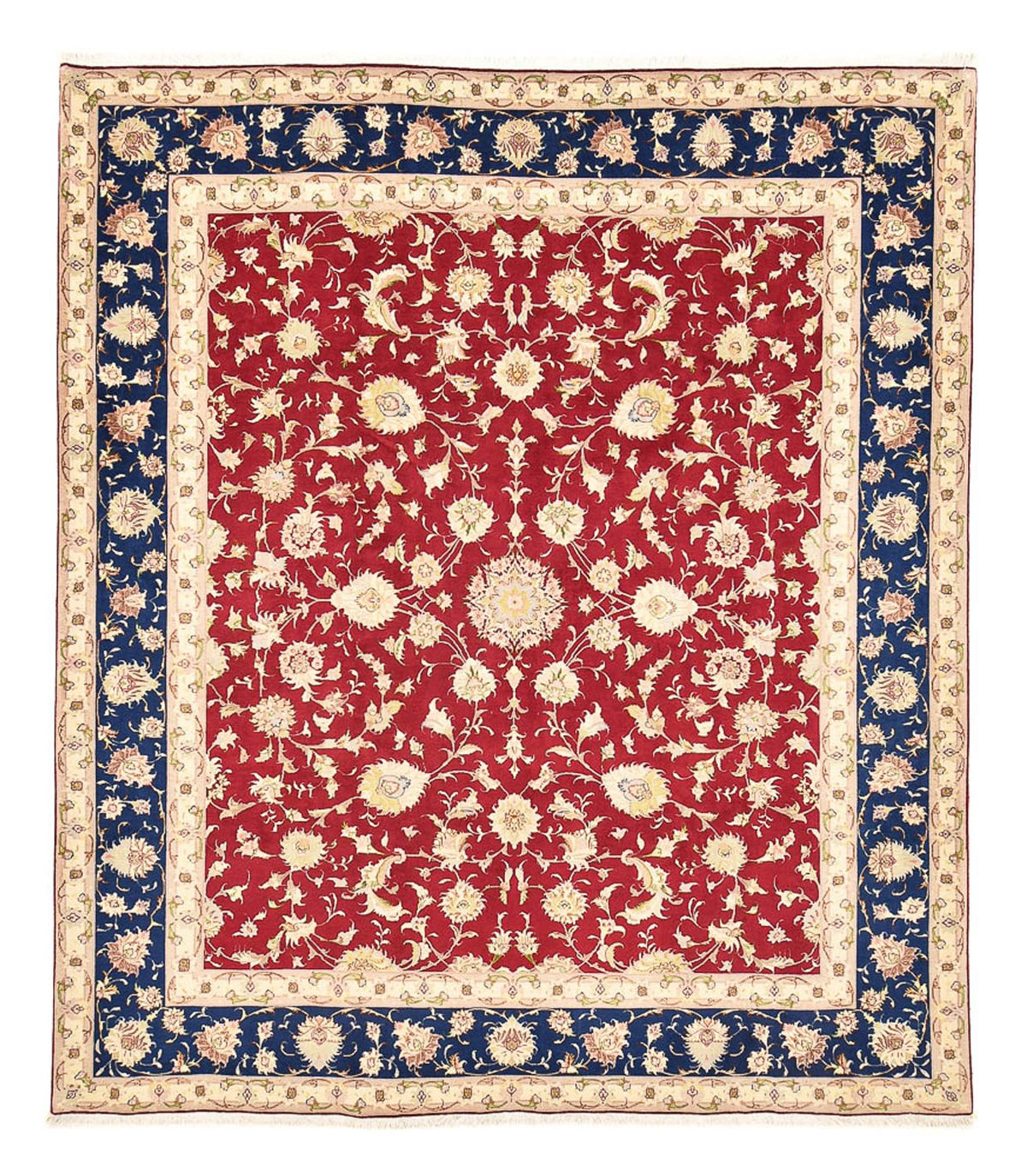 Alfombra Persa - Tabriz - Real - 290 x 253 cm - rojo