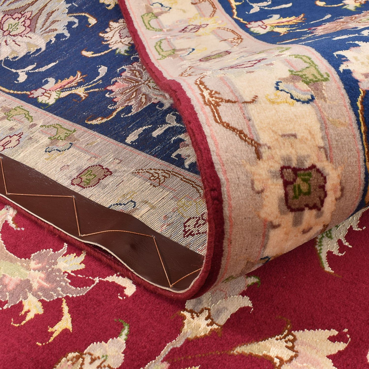 Alfombra Persa - Tabriz - Real - 290 x 253 cm - rojo